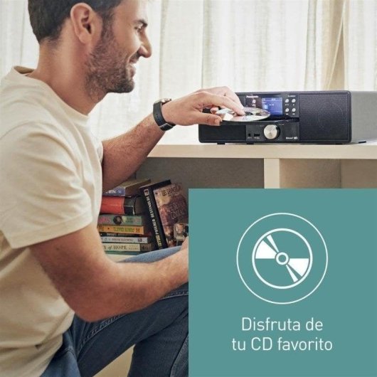 Microset Panasonic SC-DM202EG-K 24W RMS Bluetooth 5.0 DAB+ CD USB