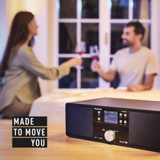 Microset Panasonic SC-DM202EG-K 24W RMS Bluetooth 5.0 DAB+ CD USB