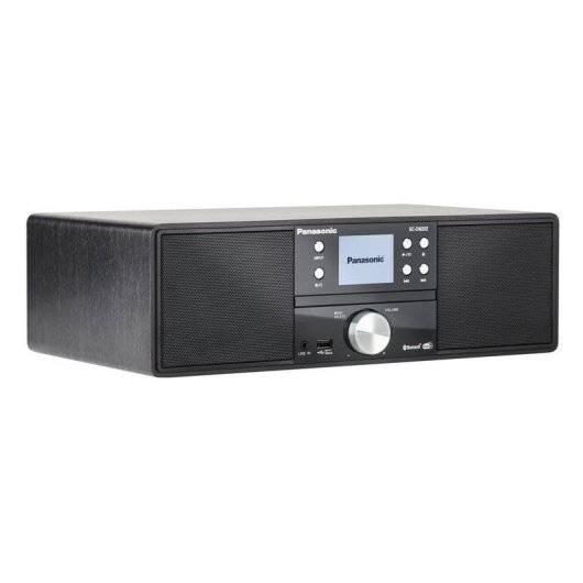 Microset Panasonic SC-DM202EG-K 24W RMS Bluetooth 5.0 DAB+ CD USB