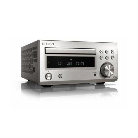 Mini-chaîne Denon D-M41 60W RMS Bluetooth CD Radio DAB/FM Argent