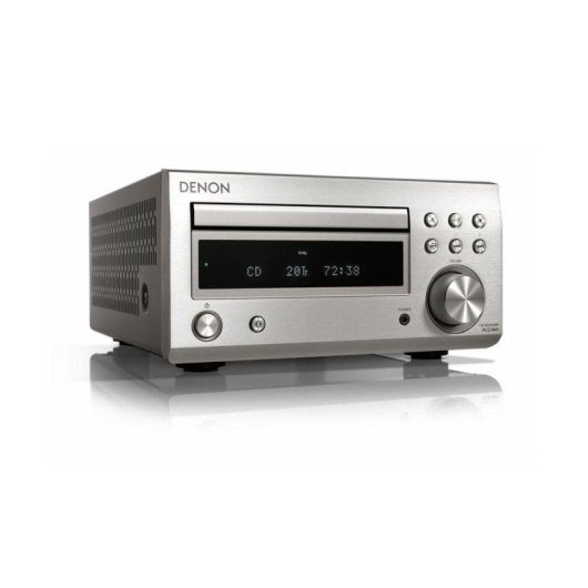 Mini System Denon D-M41 60W RMS Bluetooth Rádio DAB/FM CD Prata
