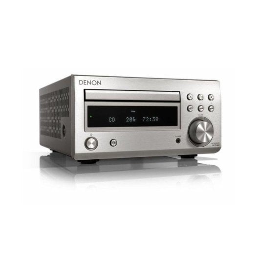 Minichaîne Denon D-M41 60W RMS Bluetooth Radio DAB/FM CD Argent