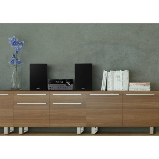 Micro Sistema Audio Philips TAM4505/12 60W RMS Bluetooth DAB+ USB CD FM