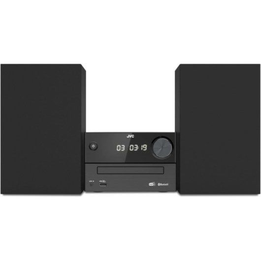 Micro System JVC UX-C25DAB 14W RMS Bluetooth DAB+ FM CD USB Visor LCD Preto