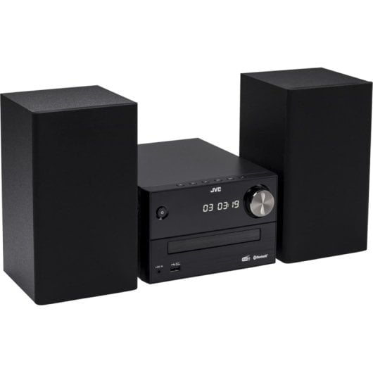 Micro System JVC UX-C25DAB 14W RMS Bluetooth DAB+ FM CD USB Visor LCD Preto