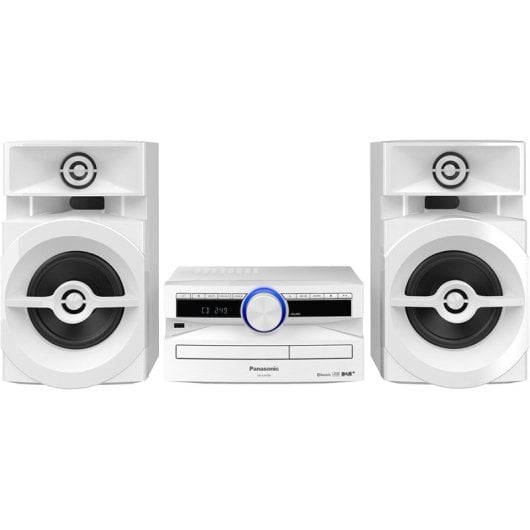 Minisistema Audio Panasonic SC-Ux104EG 300W RMS Bluetooth USB CD Radio DAB+ Bianco