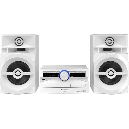 Mini Hi-Fi Systeem Panasonic SC-Ux104EG 300W RMS Bluetooth CD USB FM DAB+ Wit