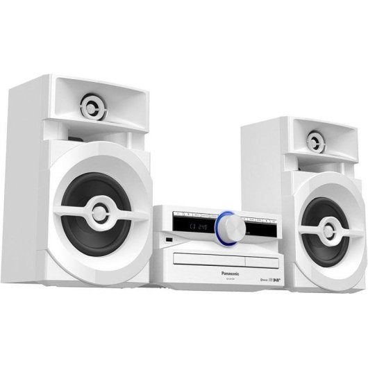 Mini Hi-Fi Systeem Panasonic SC-Ux104EG 300W RMS Bluetooth CD USB FM DAB+ Wit