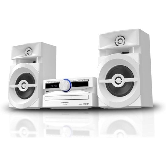 Minisistema Audio Panasonic SC-Ux104EG 300W RMS Bluetooth USB CD Radio DAB+ Bianco