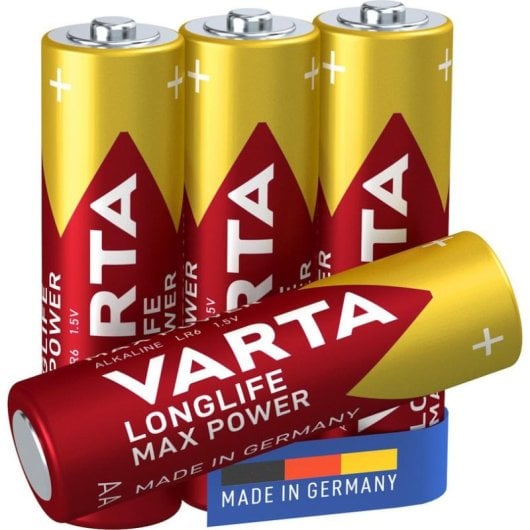 Batterie VARTA 4706/4B AA Alkali 1,5 V 4 Stück Zylinderform Rot Gelb