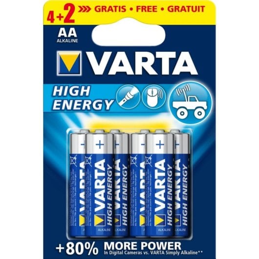 Pilha AA VARTA 4906121436 Alcalina 1,5 V Pack 6 Unidades
