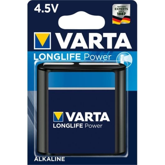 Pilha VARTA 4912/1 Alcalina 4.5V 1 Unidade Cor Preta