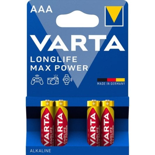 Pile domestique VARTA 4703 AAA Alcaline 1,5 V 4 unités blister