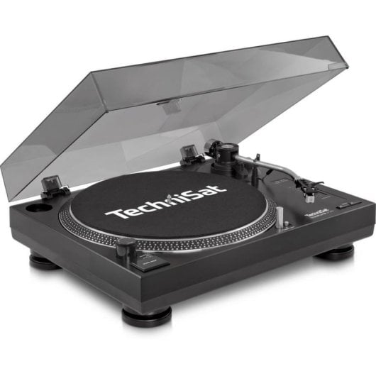 Tornamesa TECHNISAT TechniPlayer LP 300 Direct Drive USB Nero Argento