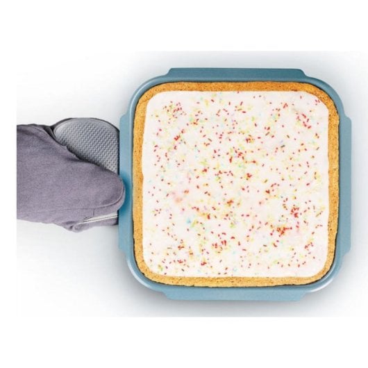 Bandeja da forno Joseph Joseph Nest rettangolare acciaio al carbonio verde