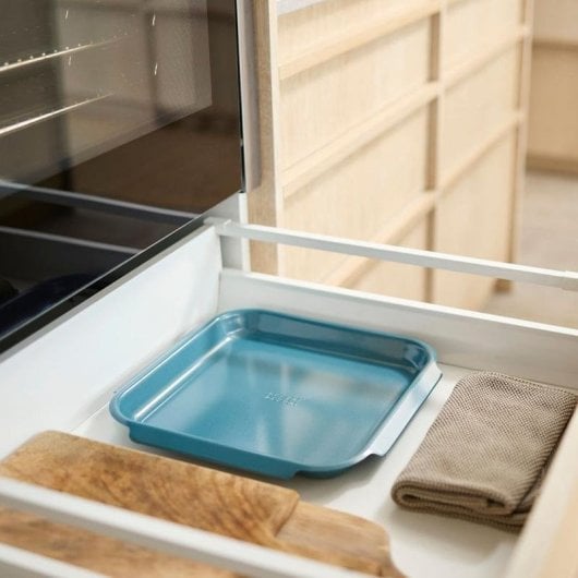 Bandeja da forno Joseph Joseph Nest rettangolare acciaio al carbonio verde