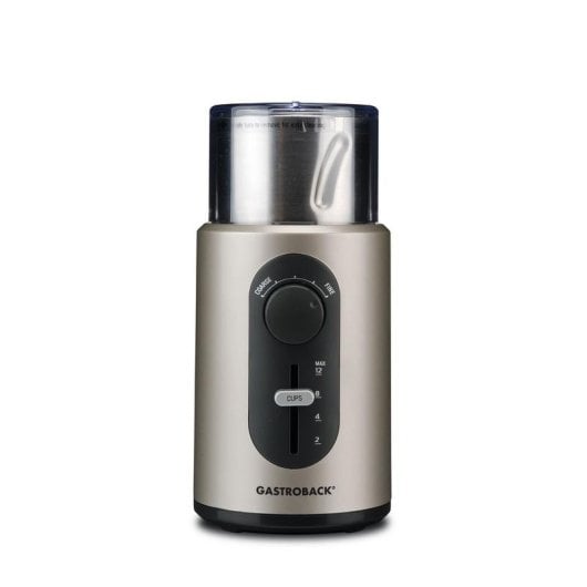 Moinho de café Gastroback Design Basic 90g inoxidável 200W preto metálico