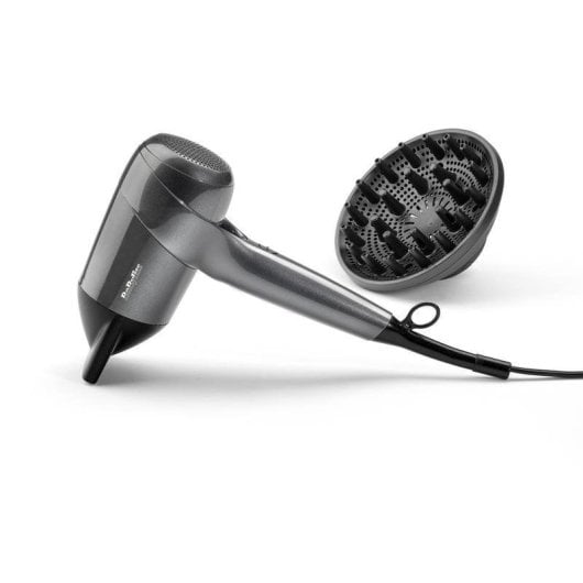Sèche-cheveux Ionique BaByliss Titanium Shine D6200DE 1600W 3 Températures 3 Vitesses avec Accessoires Acier