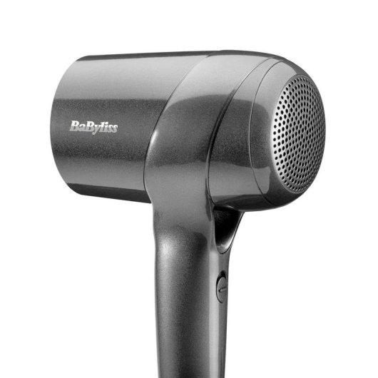 Asciugacapelli BaByliss Titanium Shine D6200DE Ionico 1600W con Diffusore Acciaio