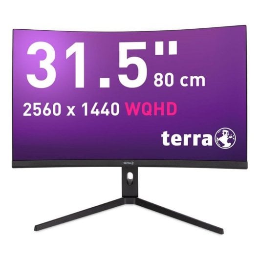 Monitor TERRA 3285W 31,5" Wide Quad HD 180Hz VA Curvo 1ms HDR Altura Ajustable