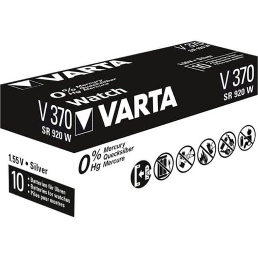 Pila botón Varta V370 óxido de plata SR69 1,55 V 30 mAh