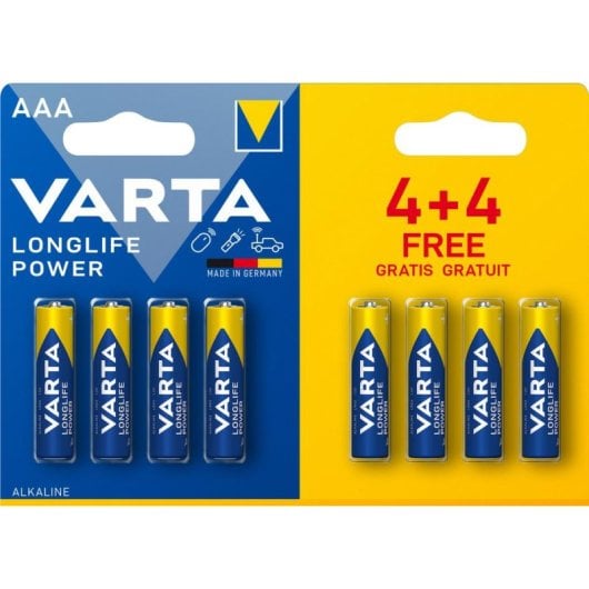 Batterie VARTA 04903 AAA Alkali 1,5 V 8 Stück Blau Gold