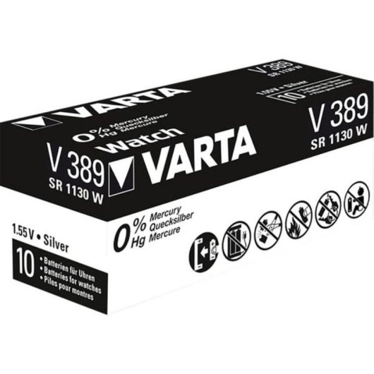 Knopfzelle Varta V389 Silberoxid 1,55 V