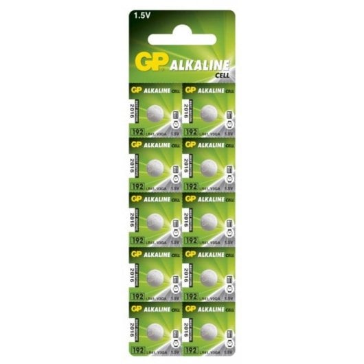 Pile GP Batteries LR41 Alcaline 1,5 V 24 mAh 10 pièces