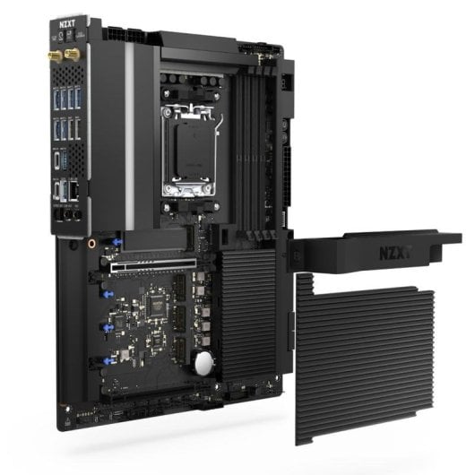 Carte mère NZXT N9 X870E X870E Socket AM5 DDR5 ATX Wi-Fi 7 5GbE RGB