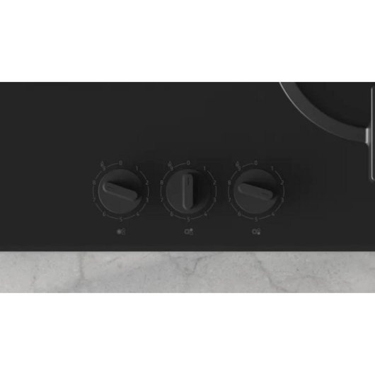 Placa Balay 3ETG663RN Vidro Temperado 3 Queimadores Wok Integrada 60cm Preto