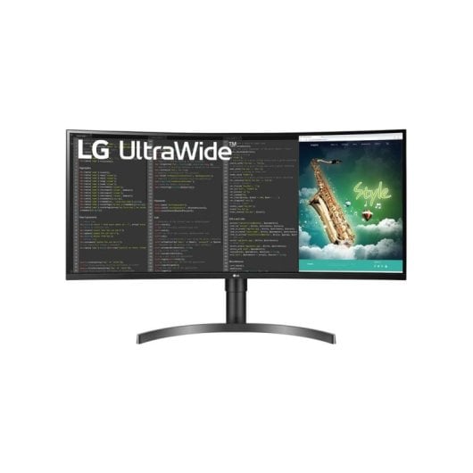 Écran PC LG 35WN75CN-B 35" Quad HD 100Hz VA Courbé FreeSync HDR10 Haut-parleurs
