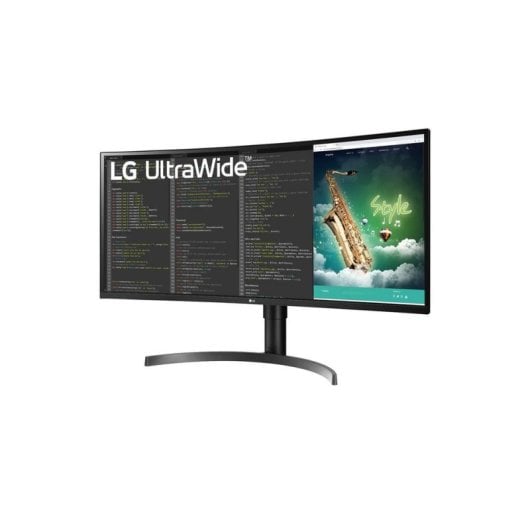 Écran PC LG 35WN75CN-B 35" Quad HD 100Hz VA Courbé FreeSync HDR10 Haut-parleurs