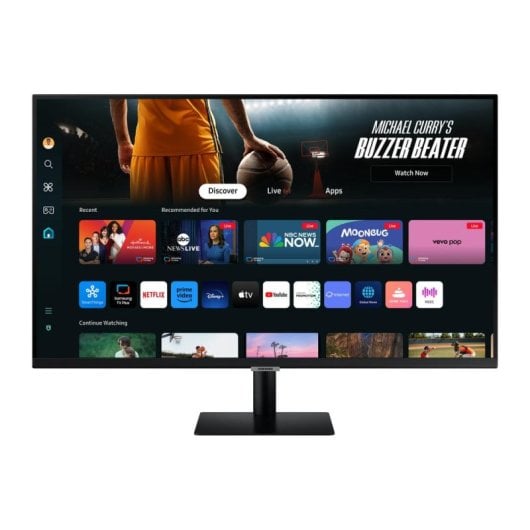 Écran PC Samsung M70D 32" Ultra HD 4K 60Hz VA LED HDR10 Wi-Fi USB-C Haut-parleurs 4 ms