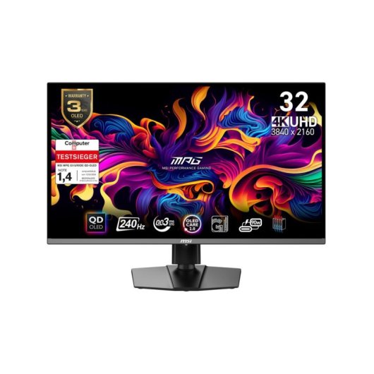 Monitor MSI MPG 321URXDE 31,5" UltraHD 4K 240Hz QD-OLED höhenverstellbar