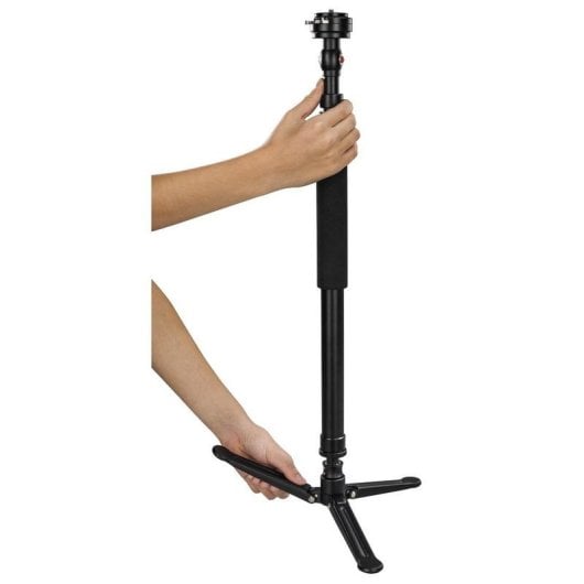 Monopod Hama Smooth aluminium 155 cm 1/4'' noir rose charge 5 kg