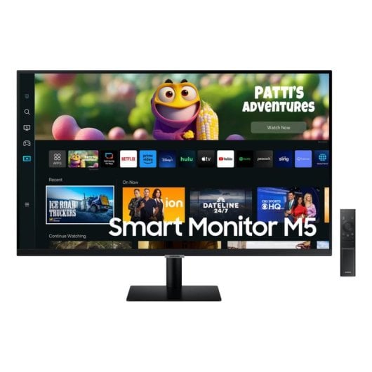 Monitor Samsung M50C 27" FullHD 60Hz VA Flat HDR10 Wi-Fi Tizen Lautsprecher