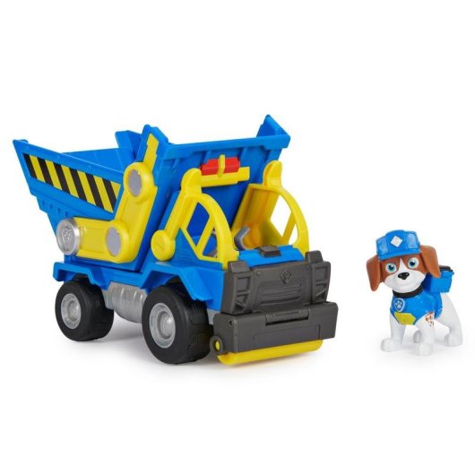 Grúa de juguete Spin Master Rubble & Crew Charger con figura y piezas móviles