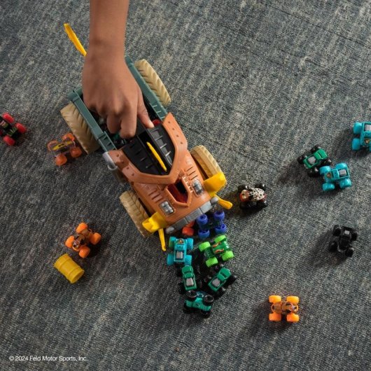 Camião Monster truck Spin Master Megalodon Mad Hog Chomper Mini Jams 1:87 Multicolor