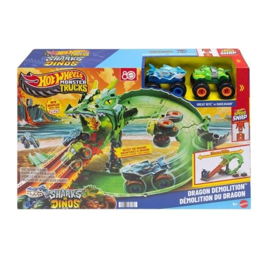 Monster truck Hot Wheels JFR06 conjunto pista camião plástico multicolor