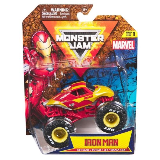 Camion Monster Truck Spin Master 6069960 Marvel Métal 1:64 Multicolore