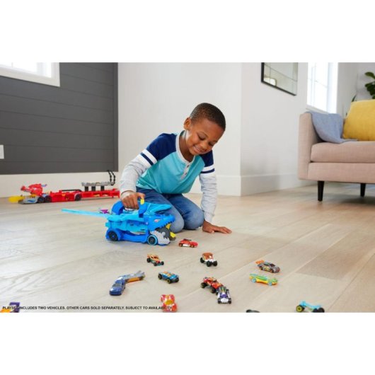 Veículo de pista Hot Wheels City Ultimate Dual Dragon Transporter Plástico Multicolor