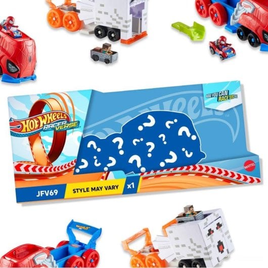Set de vehículo y pista Hot Wheels Racer Verse JFV69 colores surtidos