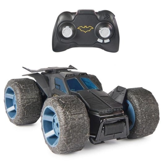 Carro Telecomandado SPIN MASTER Stunt Force Batmobile 4WD Turbo Preto/Azul
