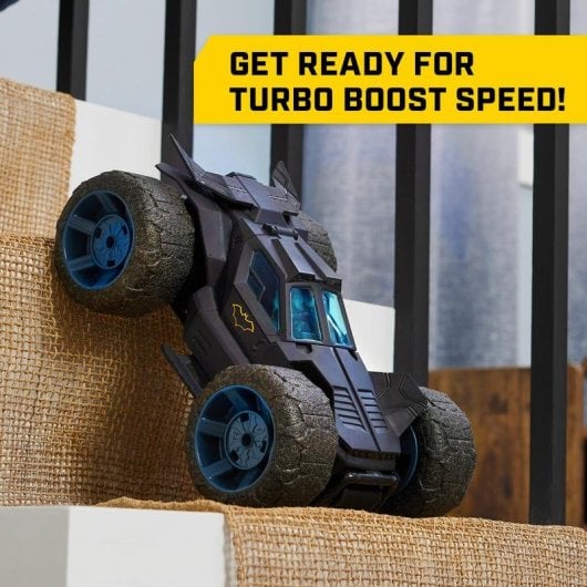 Carro Telecomandado SPIN MASTER Stunt Force Batmobile 4WD Turbo Preto/Azul