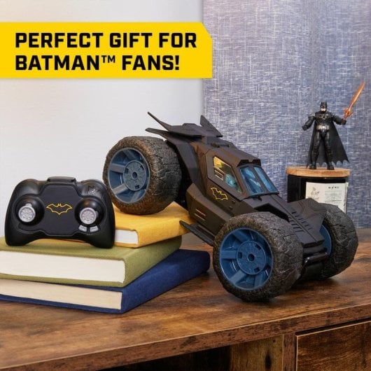 Carro Telecomandado SPIN MASTER Stunt Force Batmobile 4WD Turbo Preto/Azul