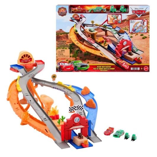 Circuit de voiture Mattel Disney Pixar Cars JFL57 plastique métal multicolore