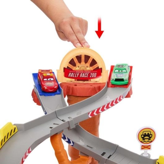 Circuit de voiture Mattel Disney Pixar Cars JFL57 plastique métal multicolore