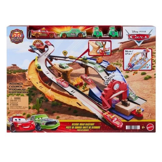 Circuit de voiture Mattel Disney Pixar Cars JFL57 plastique métal multicolore