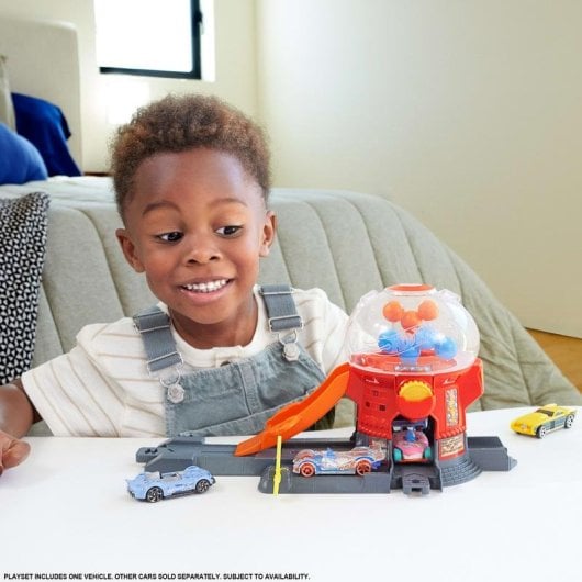 Set de pista y vehículo Hot Wheels City JBM62 multicolor escala 1:64