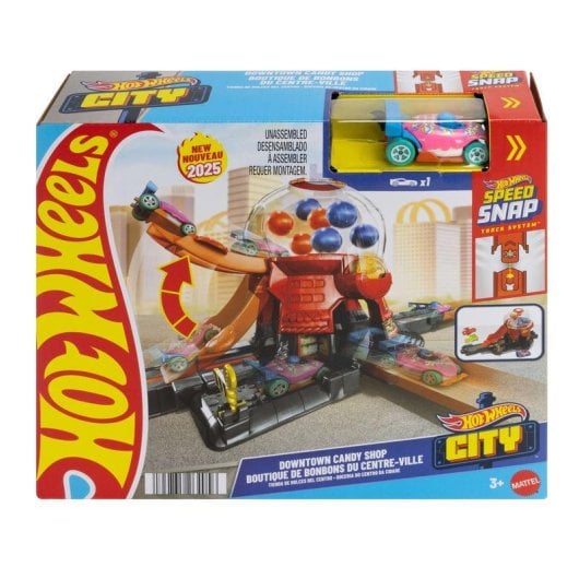 Set de pista y vehículo Hot Wheels City JBM62 multicolor escala 1:64